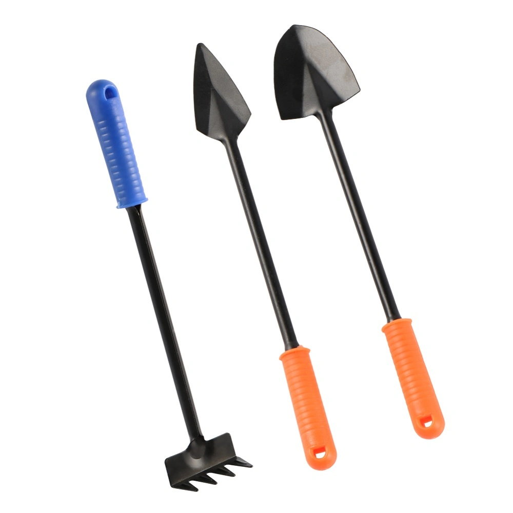 3PCS Mini Garden Tool Sets Garden Plants Mini Cultivating Transplanting Kit Small Shovel Rake Spade Tools