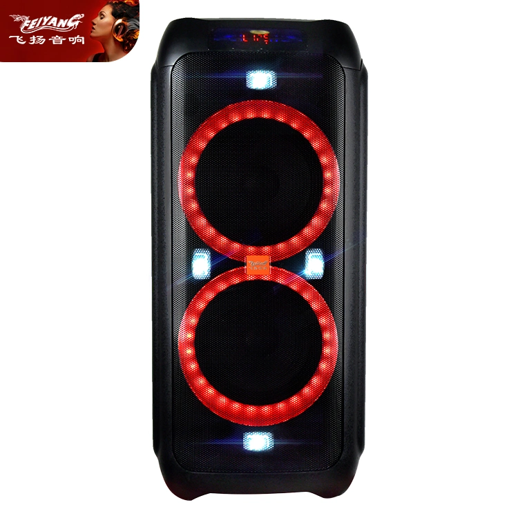 Promitional HiFi OEM Best Party Box 300 1000 100 Dual 8 Inch Portable Wireless Audio Loud Speaker