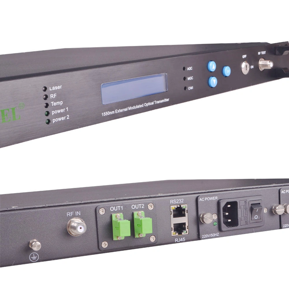 Factory Direct 1550nm CATV Optical Transmitter FTTH External Wholesale/Supplier Price