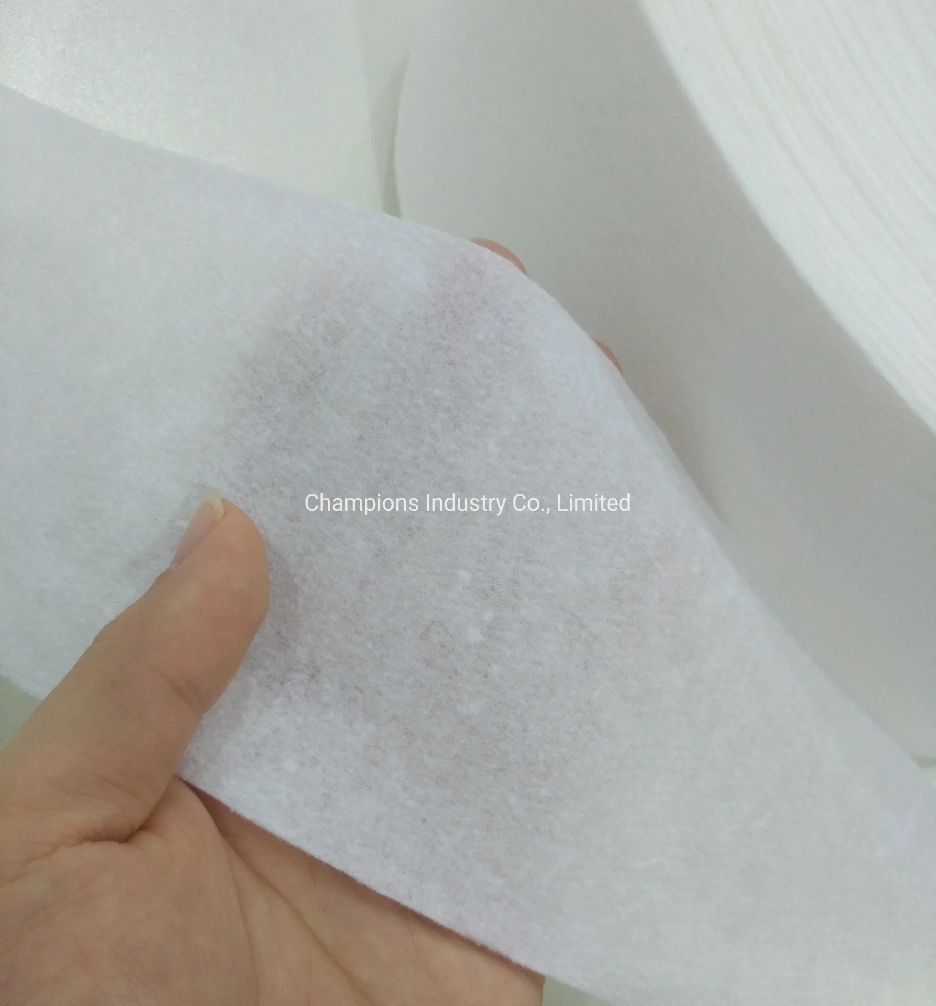 Hygiene Raw Materials Jumbo Roll Airlaid Paper Baby Diaper Airlaid Nonwoven Fabric