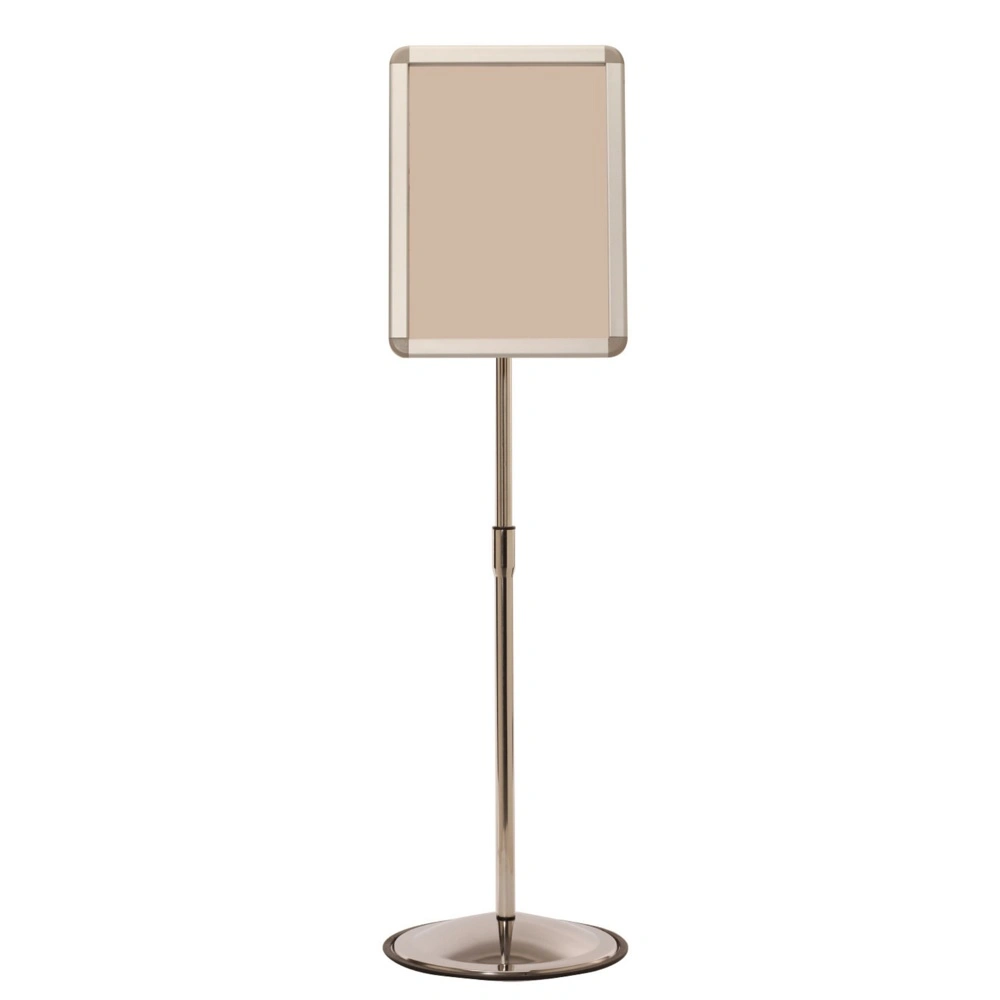 Display Stand with Adjustable Height Post