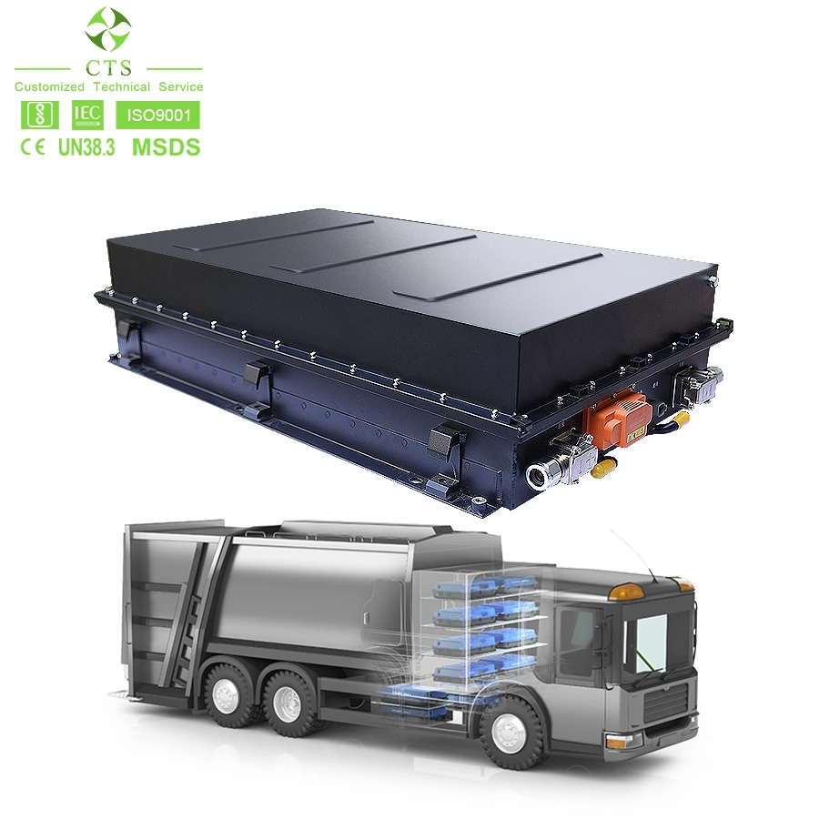 Recargable de autobuses de camiones 100kWh 200kWh 300kWh 540v 800V litio LiFePO4 Batería de vehículo eléctrico para el autobús de coche eléctrico