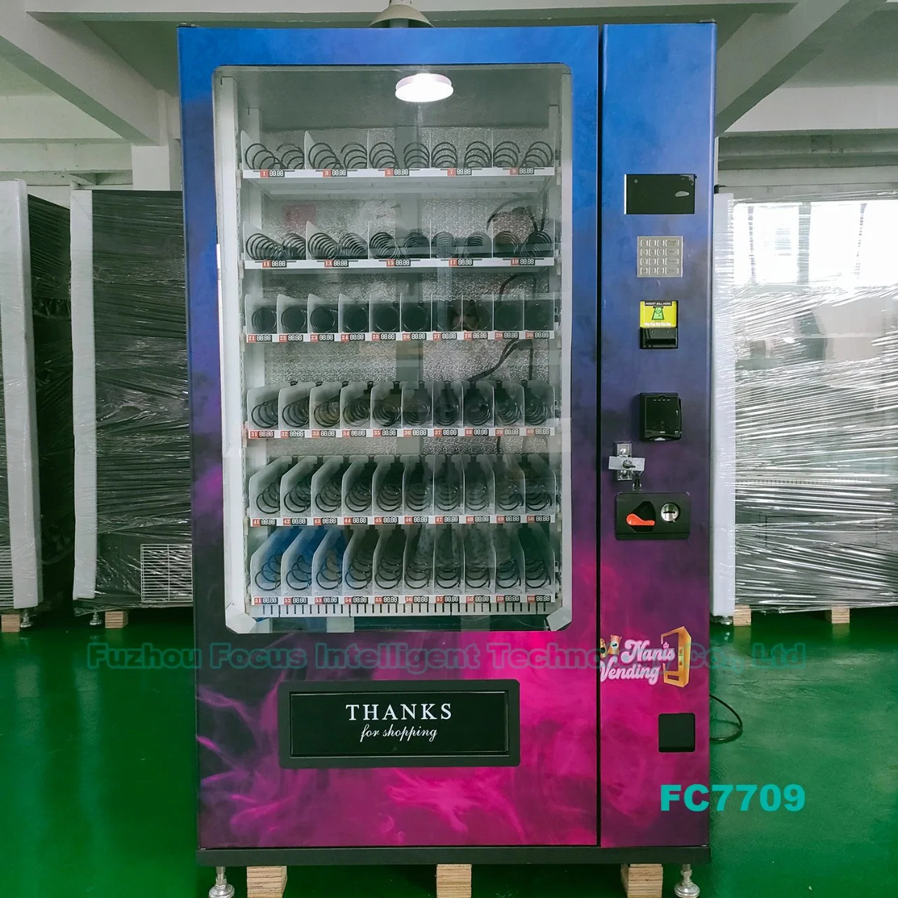 Focusvend Popular FC7709 Model Vape Vending Machine