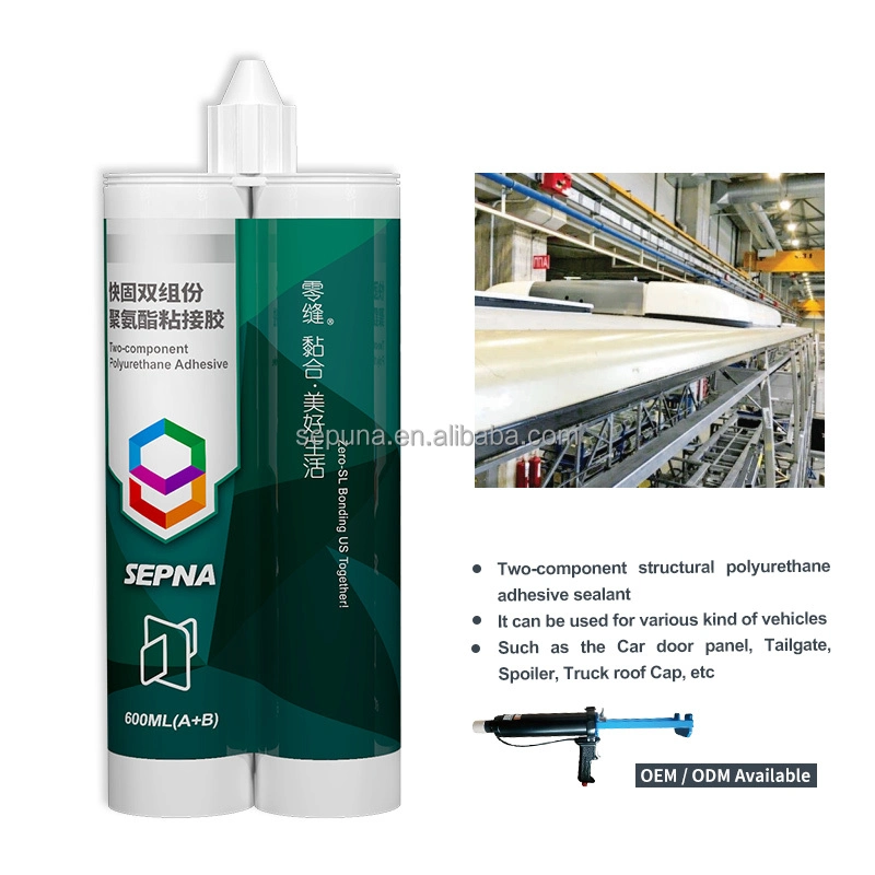 Sepna Sp282 Two Component Good Adhesion and Strong Adhesion After Curing Fast Curing Structural Adhesive for ABS Aluminum Composite Panel