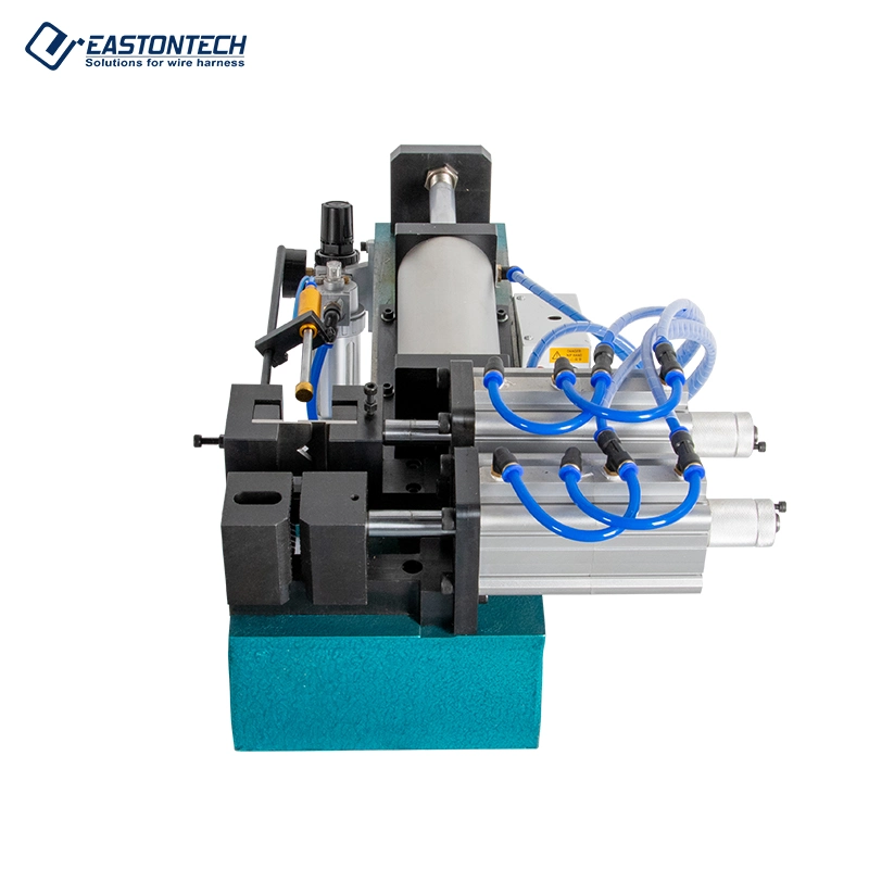 Air Pressure V Blades Electronic Wire Cable Semi-Automatic Stripping Machine Pneumatic Peeling Tool for 28mm