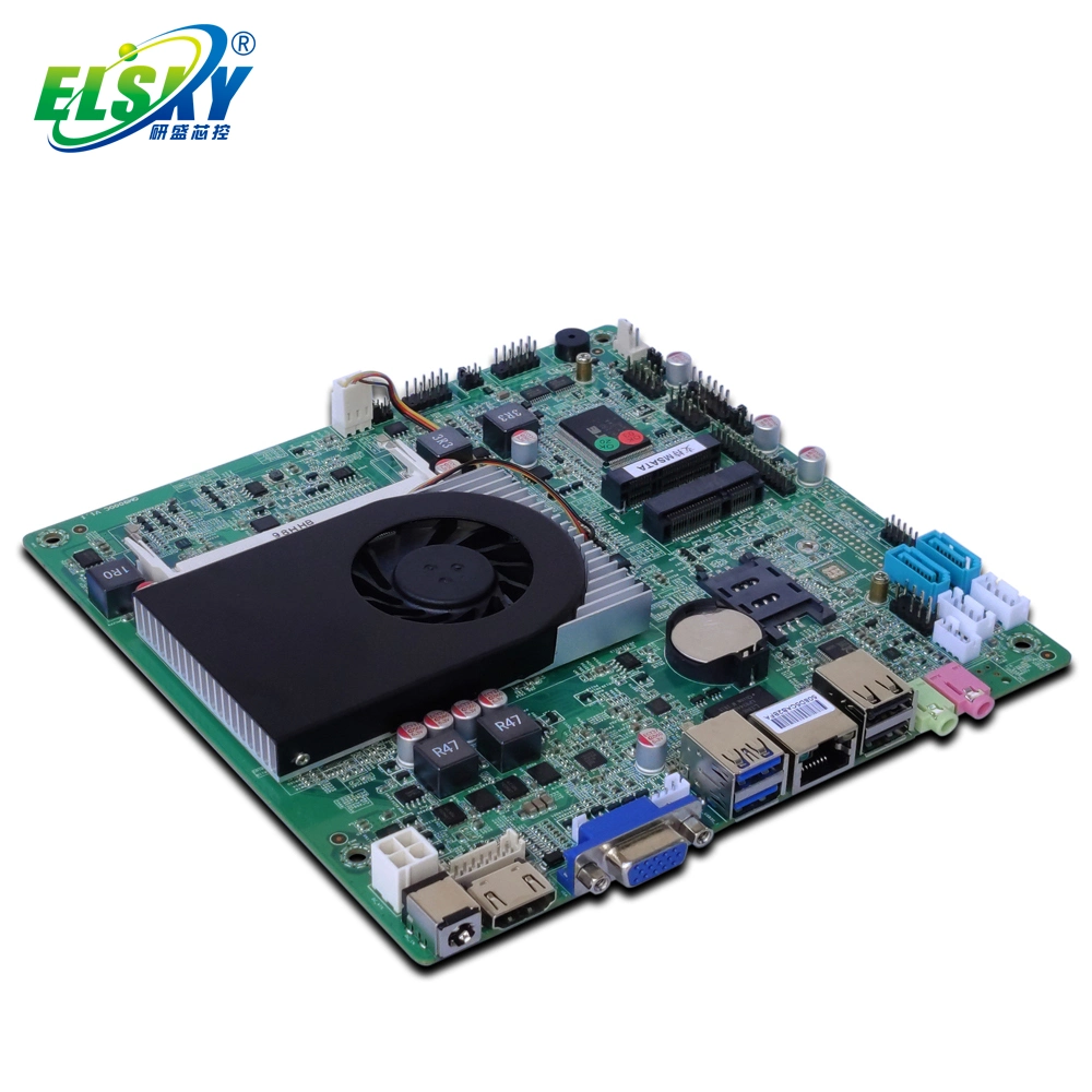 Haswell Elsky Broadwell Tdp 4K I3 de doble procesador X86 Edp Qm9400e Publicidad Pantallas de visualización digital de la Junta de Mini PC