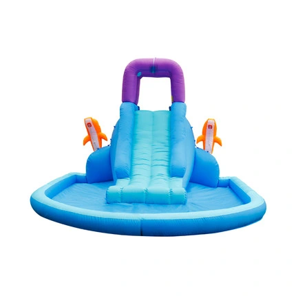 Comercial Mayorista/Proveedor de PVC grandes salpicaduras de agua inflable tobogán para el alquiler de negocios