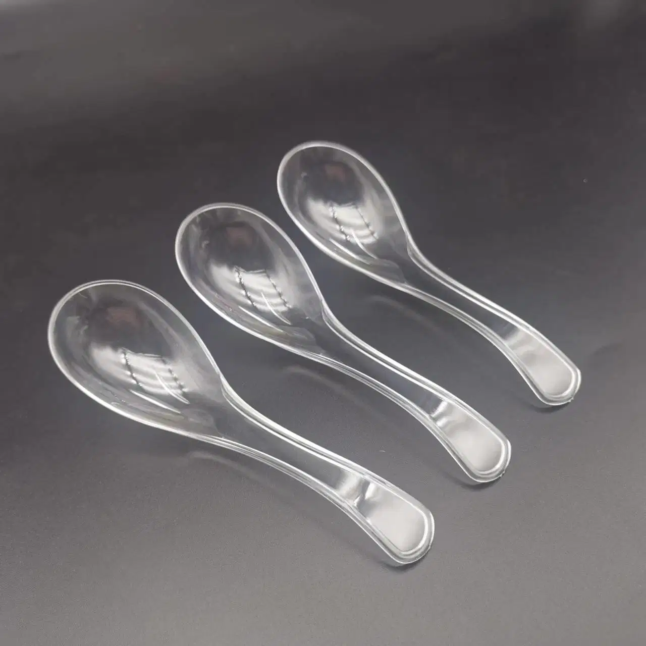 Premium Quality Disposable Plastic Products Spoon Soup Coffee Birthday Cake Spoon