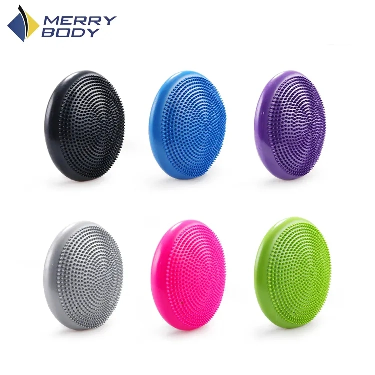 Customized Printed Logo Balance Cushion Disc Air Stability Wobble Cushion