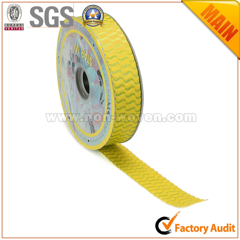 Flower & Gift Wrapping Ribbon Materials No. 10 Gold Yellow