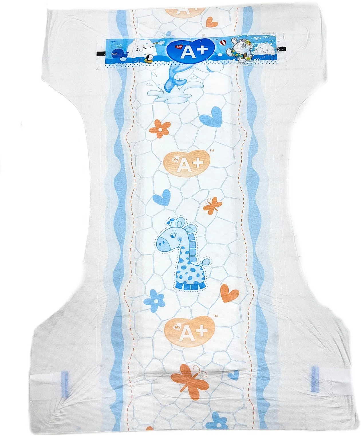 Wholesale/Supplier Fashionable Style Hot Selling Easy Wear Baby Diapers PP Tape Plastic