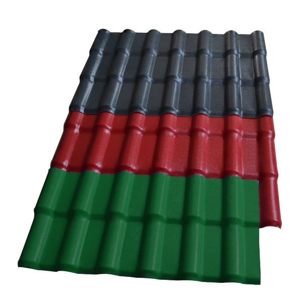 Big Wave Roma Style ASA PVC Synthetic Corrugated Plastic Roofing Sheets for Container House