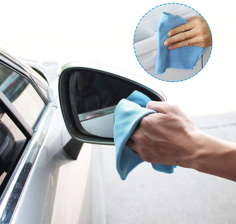 Vente à chaud de haute qualité microfibre absorbant Serviette de nettoyage ménagers Voiture Voiture chiffon soins universelles plus doux des peluches Free-Streak libre Chiffon de lavage pour la maison, voiture, le PET