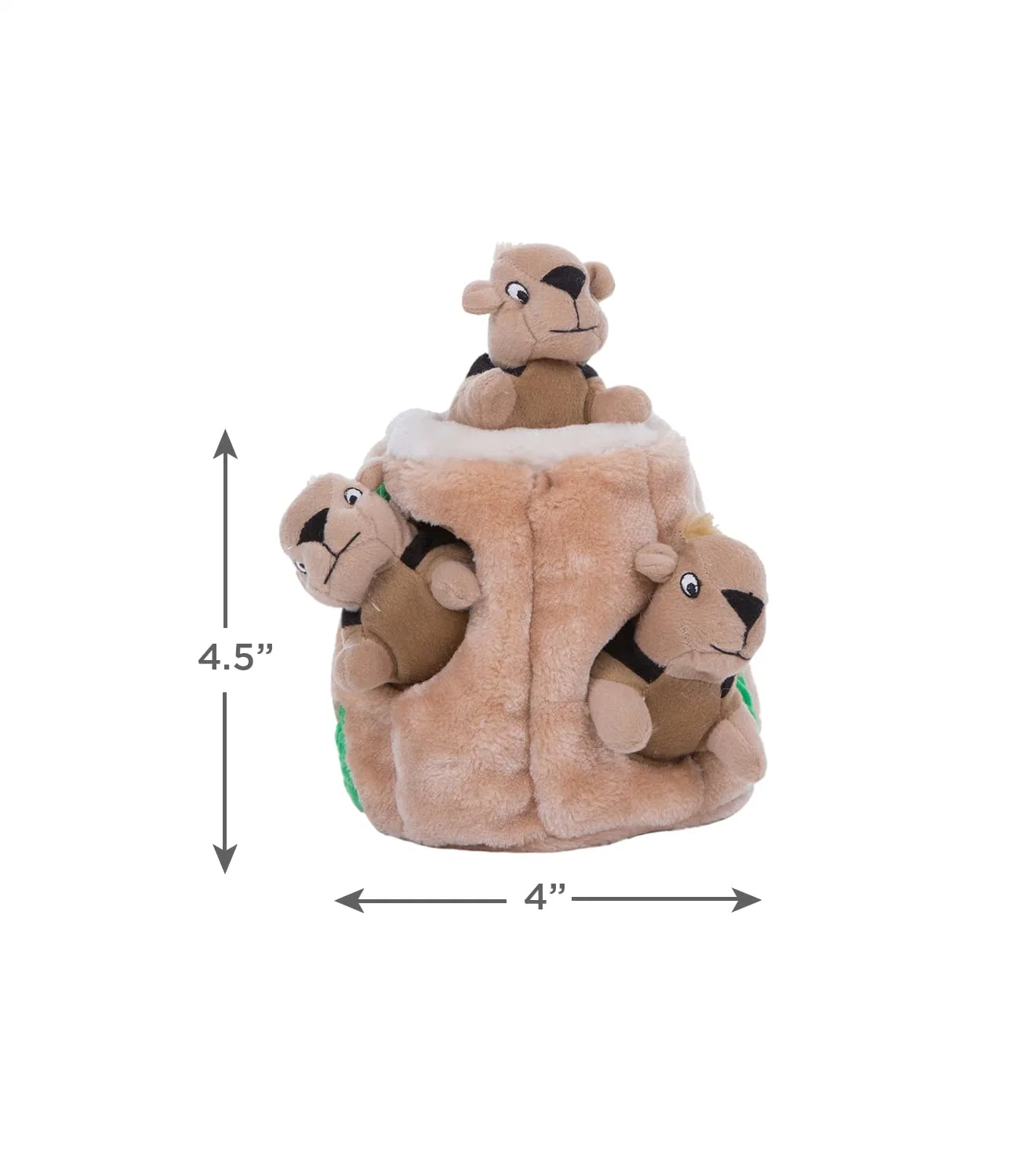 Outward Hound Hide a Squirrel Plush Dog Toy Puzzle Small Dog Toy