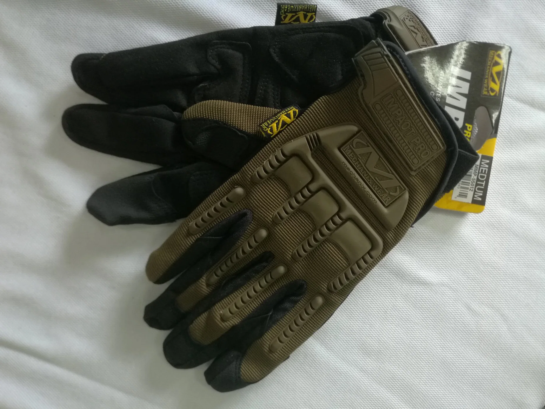 Leather Gloves Tactical Military Camo Green (CB30708)