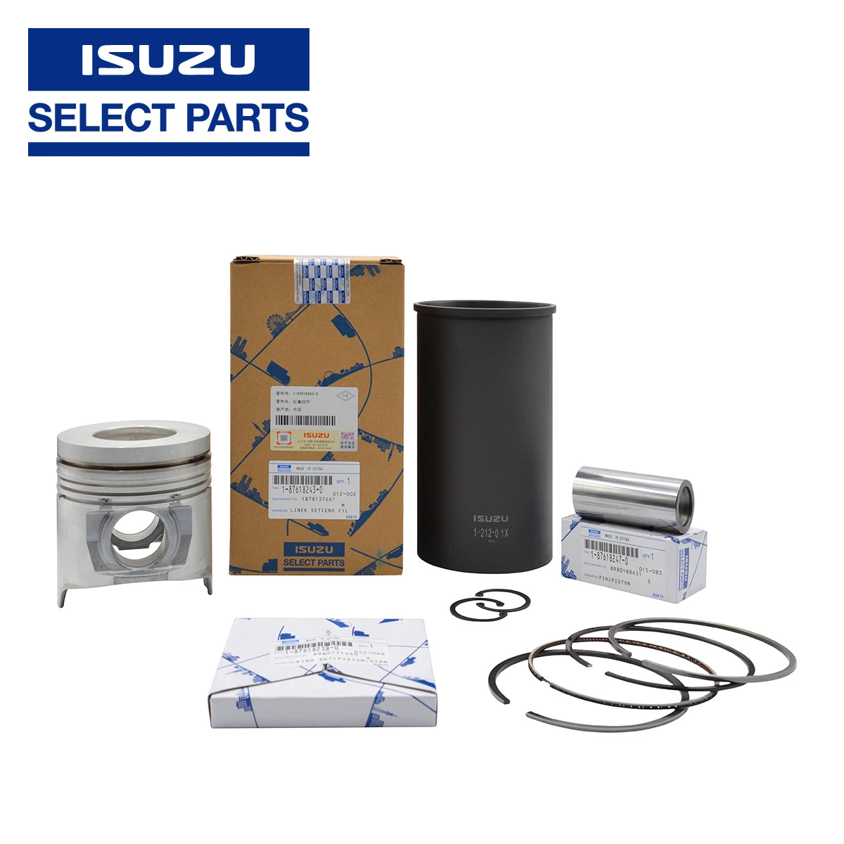 Isuz Select Parts Diesel Engine Parts 6HK1/4HK1 Liner Kit Liner Set Zx200-3, Zx330-3 for Excavatir Construction Machinery Equipment