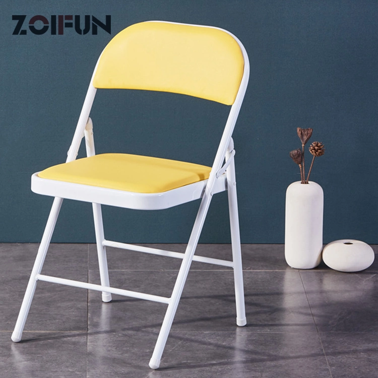 Zoifun Plegable Portátil el fabricante del campamento de metal moderno Sillas Sillones de comedor barato francesa sillas plegables Hotel Presidente