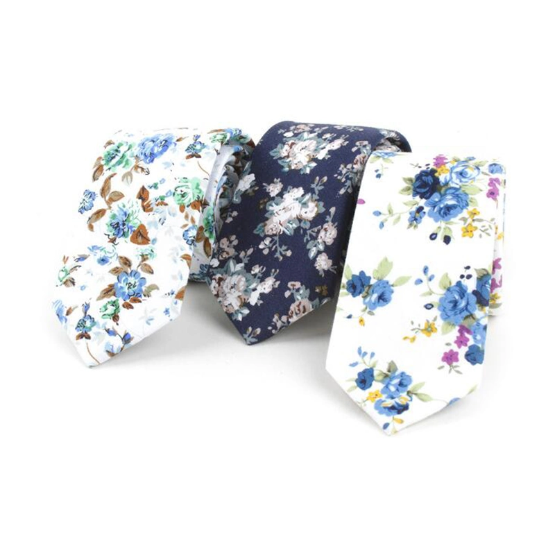 Groom Wedding Ideas Fashion Flower Neckties Men Floral Skinny Tie