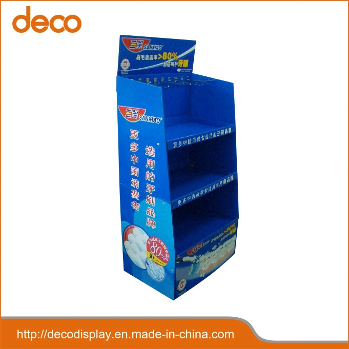 New Product Advertising Cardboard Display Banner Stand