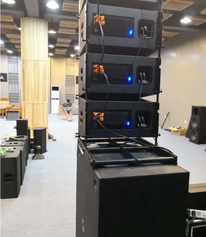 Alto-falante Subwoofer Ativo Profissional de 12 polegadas 2 vias Line Array com Caixas de Som Amplificadas