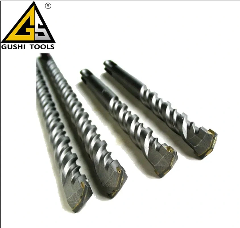 Wholesale/Supplier Carbide Cross Tip SDS Plus Drill Bits for Masonry/ Concrete/ Hard Rock Drilling