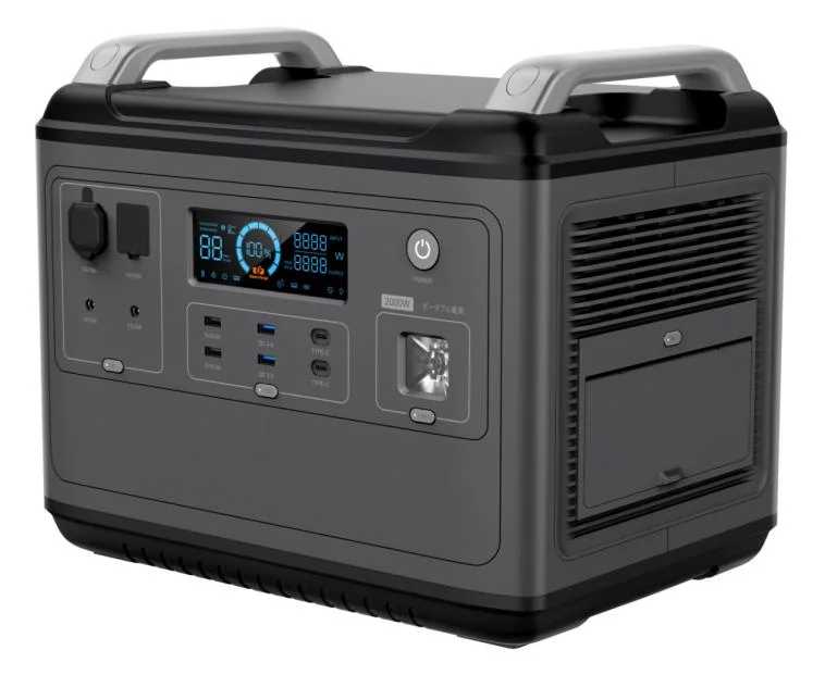 Rechargeable Outdoor Camping Battery, Energy Storage Battery, 2200W, Portable Power Supply