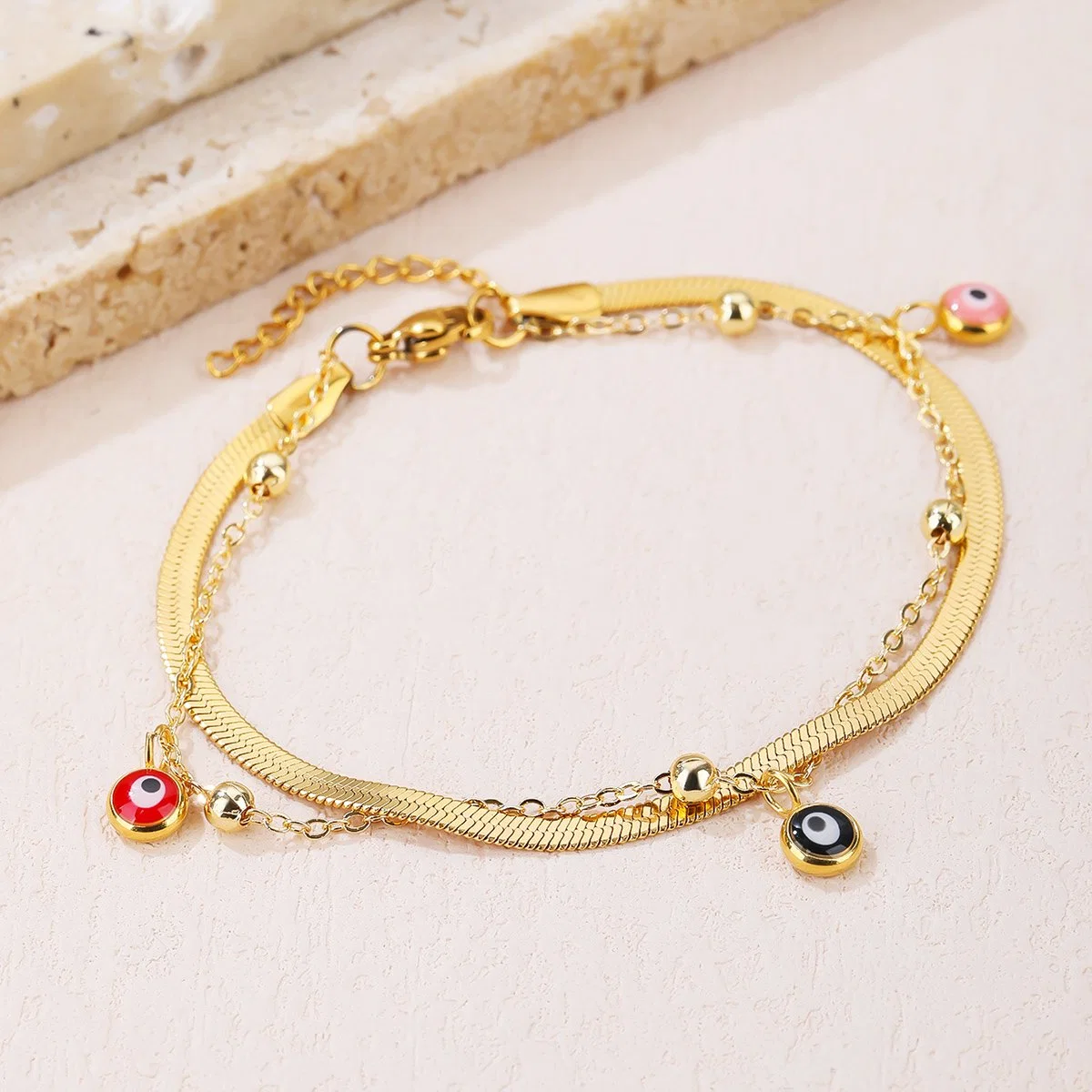 مصنوع من الفولاذ المقاوم للصدأ لإكسسوارات Lady Bracelets