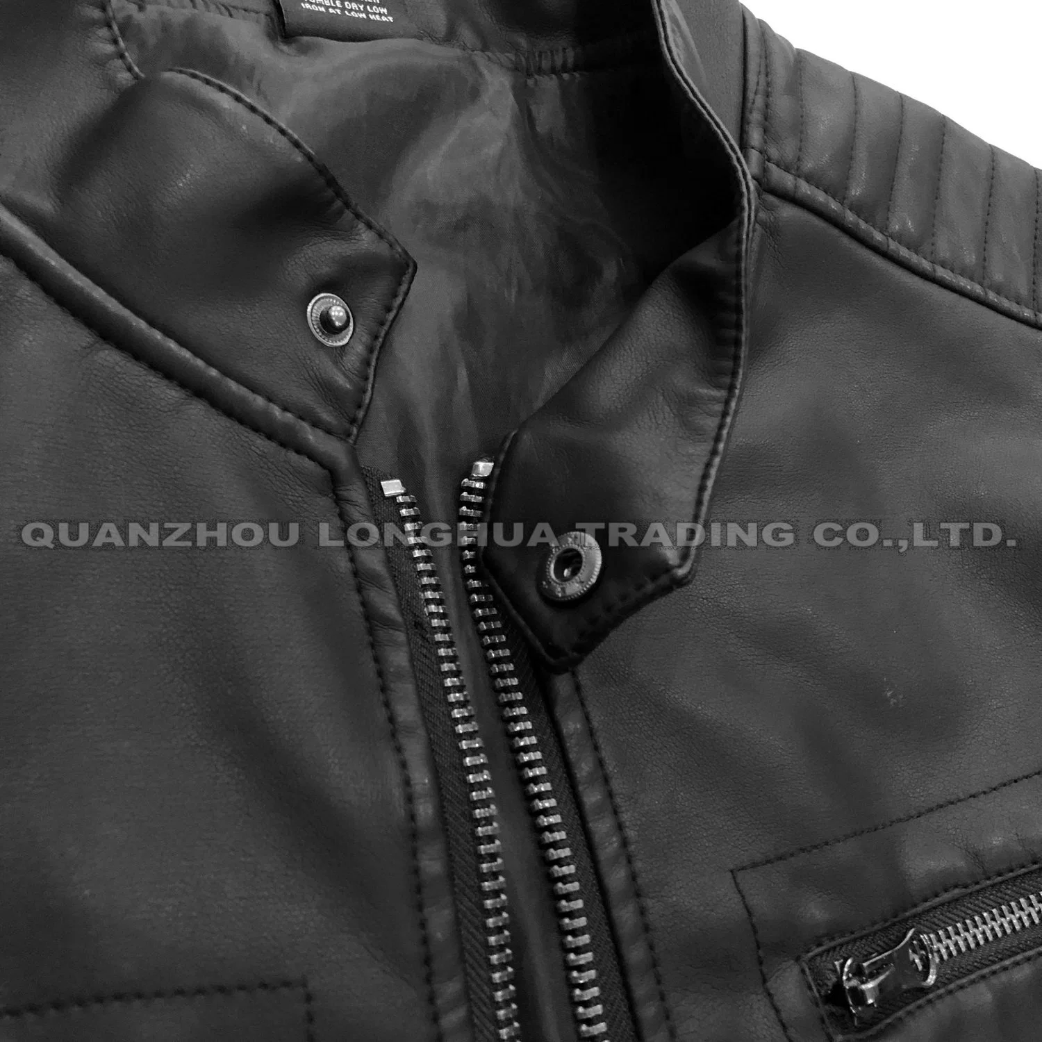 Мужская куртка Boy Jacket Новая стированная кожаная одежда Black PU Одежда одежда одежда одежда одежда Внешний халат