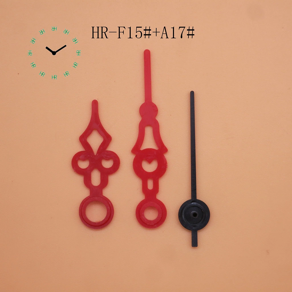 High quality/High cost performance  Hrf15 Red Plastic Serpentine Clock Hand Black Second Hand