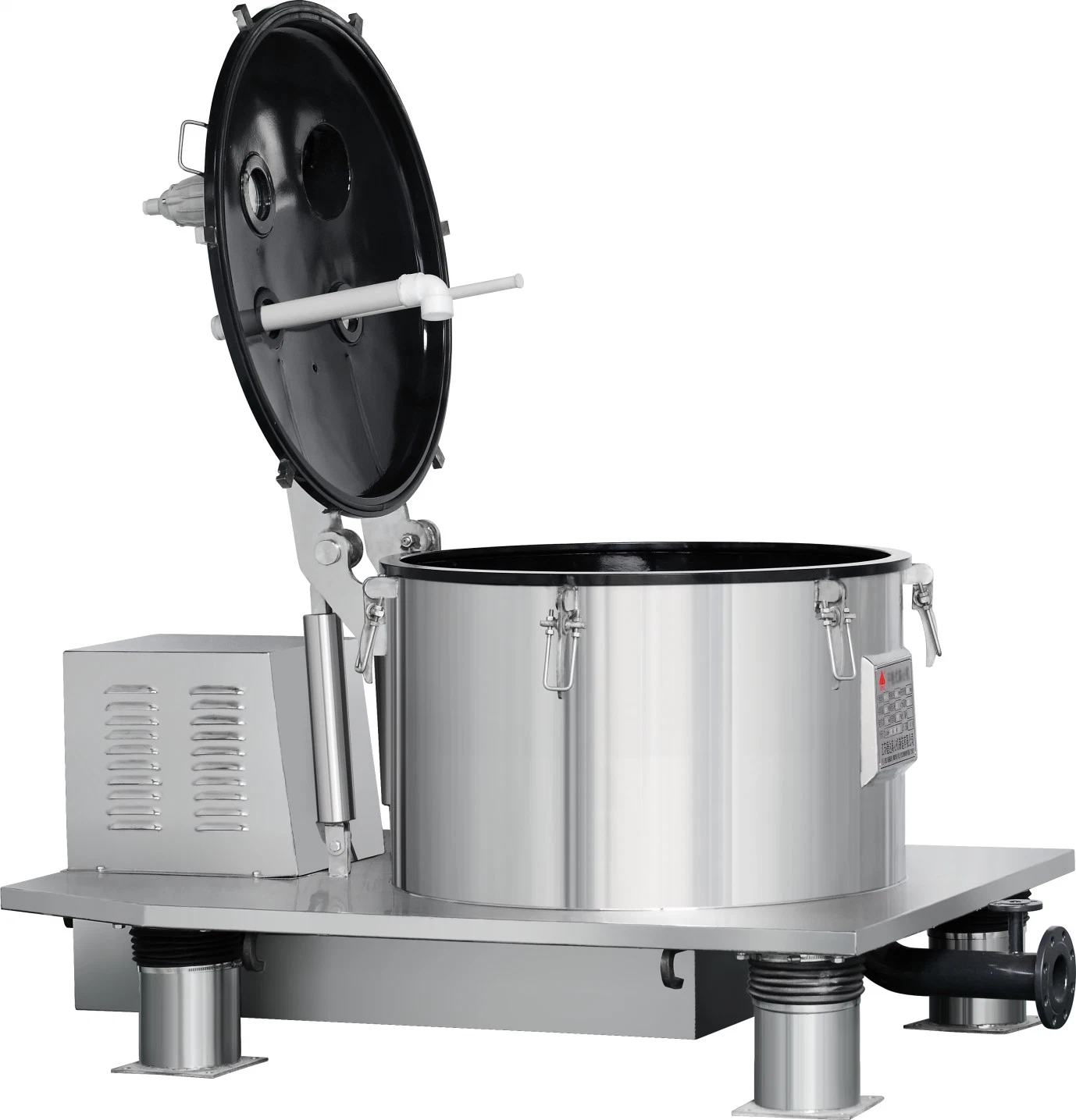 Jieda PS800 Model Flat Plate Top Discharge Stainless Steel Centrifuge