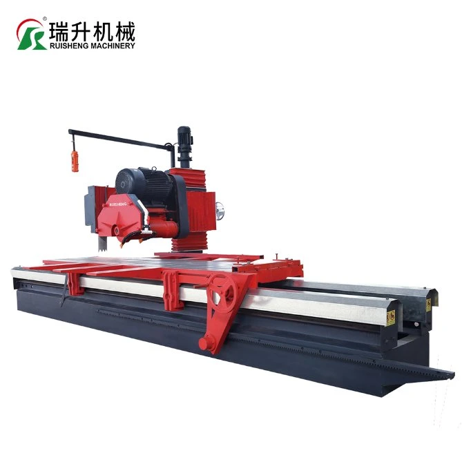 Ruisheng Stone Machinery RS-3000 Manual Granite Marble Tile Slab Edge Cutting Machine 45 Degree Tilting Cutting