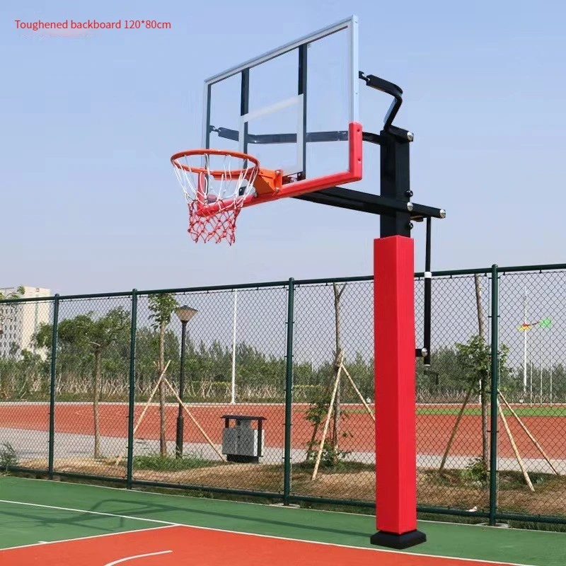 Top Grade Outdoor Basketball Hoop Stand with in Ground Installation