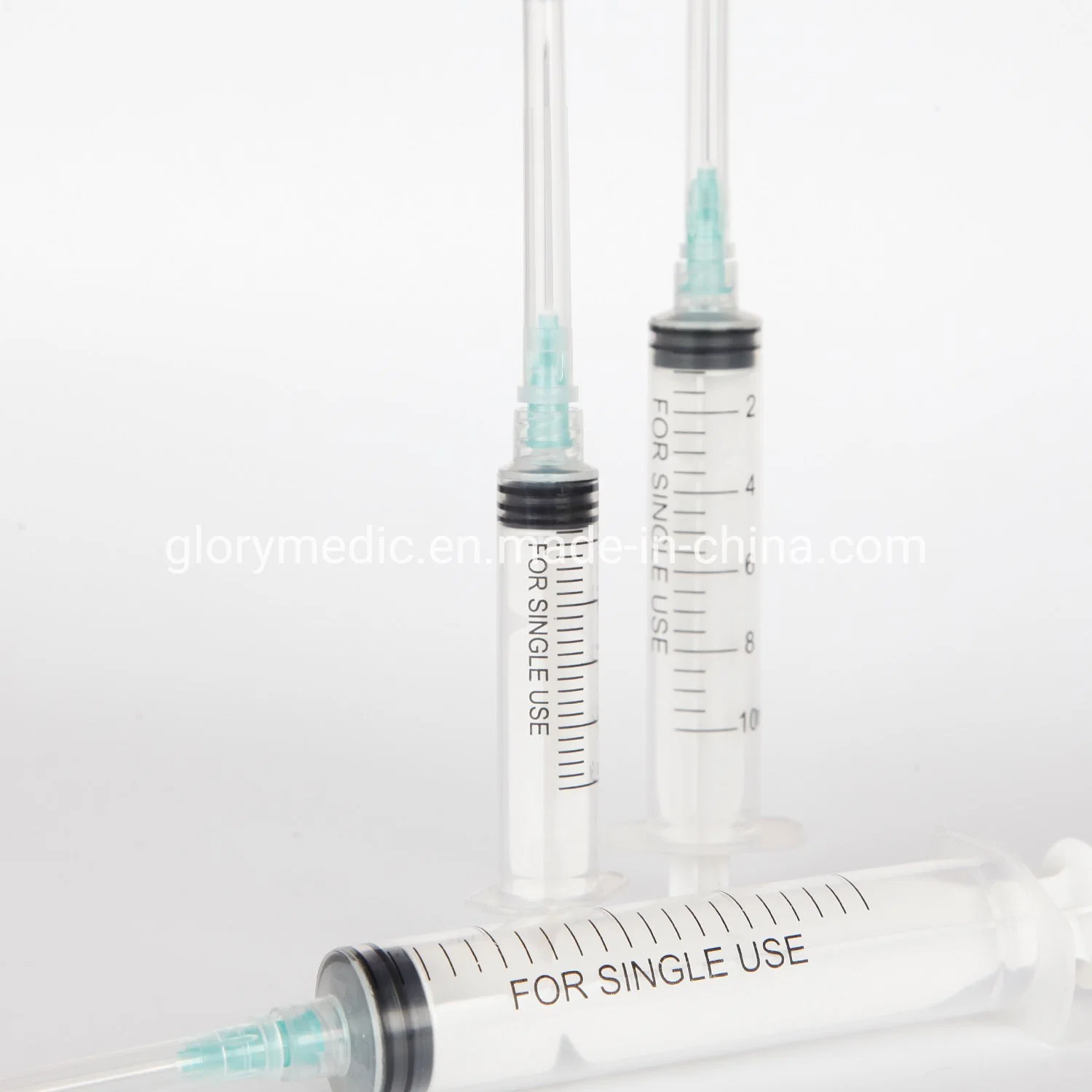 Three Parts Disposable Medical Syringes 2ml/3ml/5ml/10ml/20ml Plastic Syringe