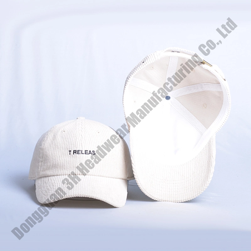 Wholesale/Supplier Outdoor Winter Warm 6 Panel Baseball Caps for Unisex Custom Embroidery Logo Corduroy Dad Hats