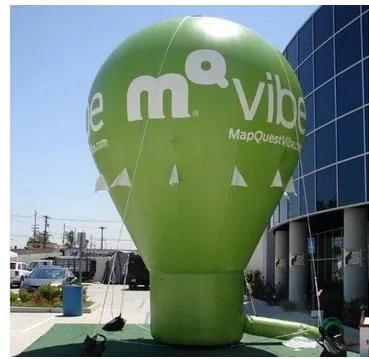 2023 Neu 10 FUSS Benutzerdefinierte Aufblasbare Dachballon mit Logo Verizon