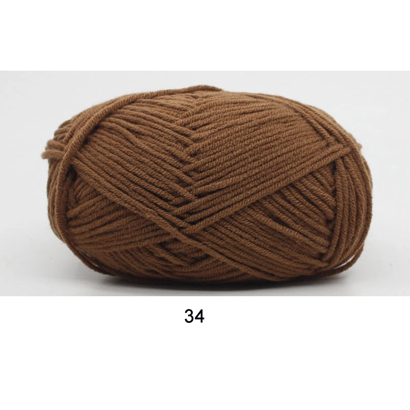 Fios Nômade Tingidos Plaid 50arylic 50% Máquina de enrolamento de Esferas Wool-Yarn-Turquia Mill End puros e naturais 1009 Fios de lã de mão por grosso