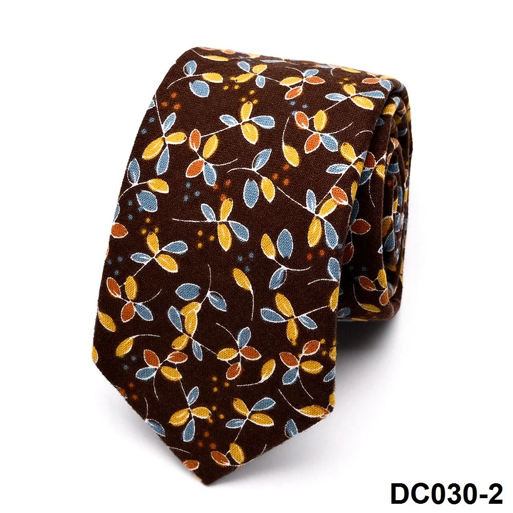 Stylish Brushed Cotton Tie Unique Prints Formal Casual and Wedding