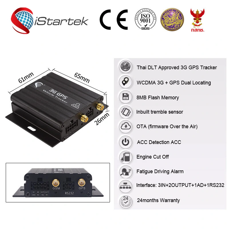 Les systèmes RFID Obdii véhicule OBD OBD2 Appareil Photo 4G 3G dispositif de repérage GPS avec capteur de l'alcool