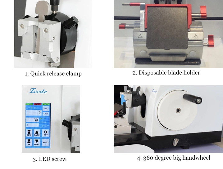 Equipo de laboratorio de alta calidad fábrica de Microtom totalmente automática