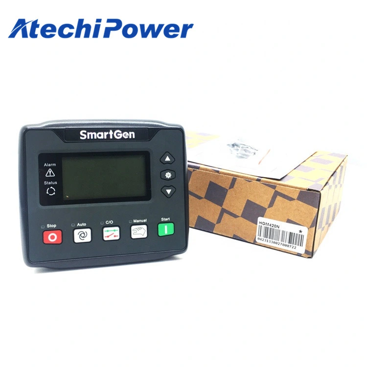 Hgm420n Intelligent Controller Auto Start Electronic LCD Display Remote Control Panel Smartgen Controller