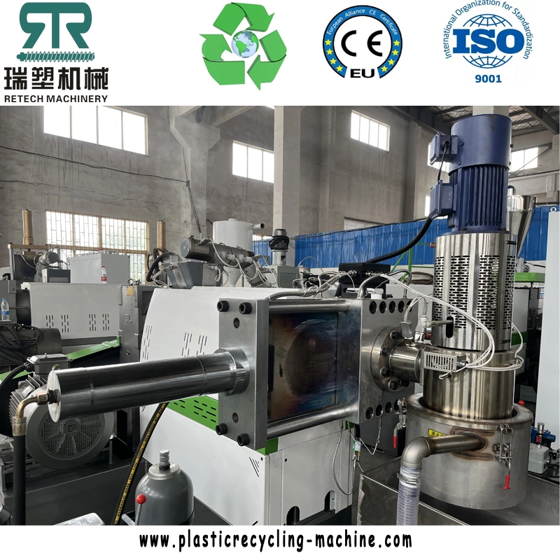 LDPE LLDPE Extruding HDPE Film Pelletizer Machine Plastic Pelletizing Production Line