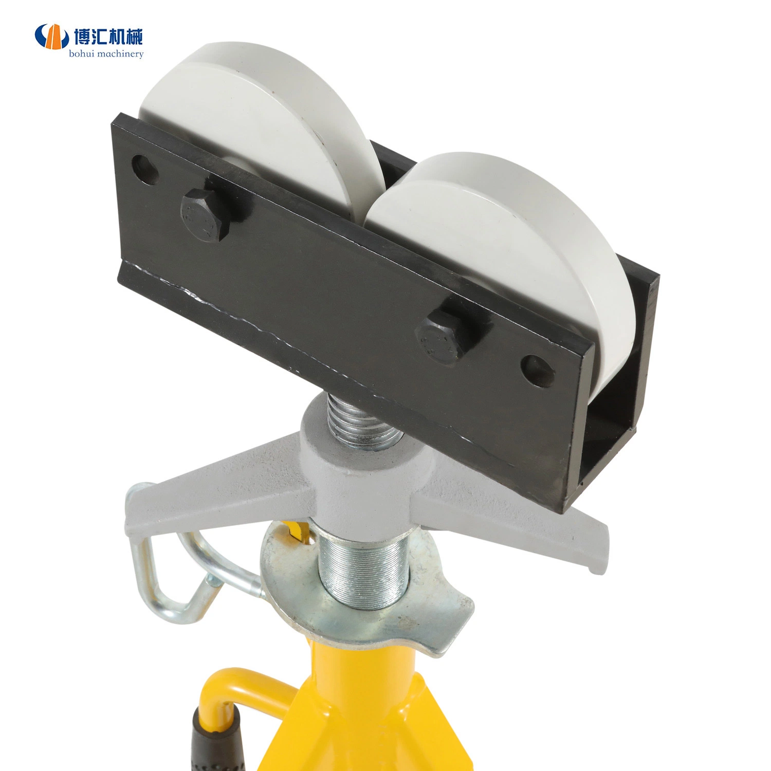 Color Customized Tube Support Pipe Stand with Roller Head