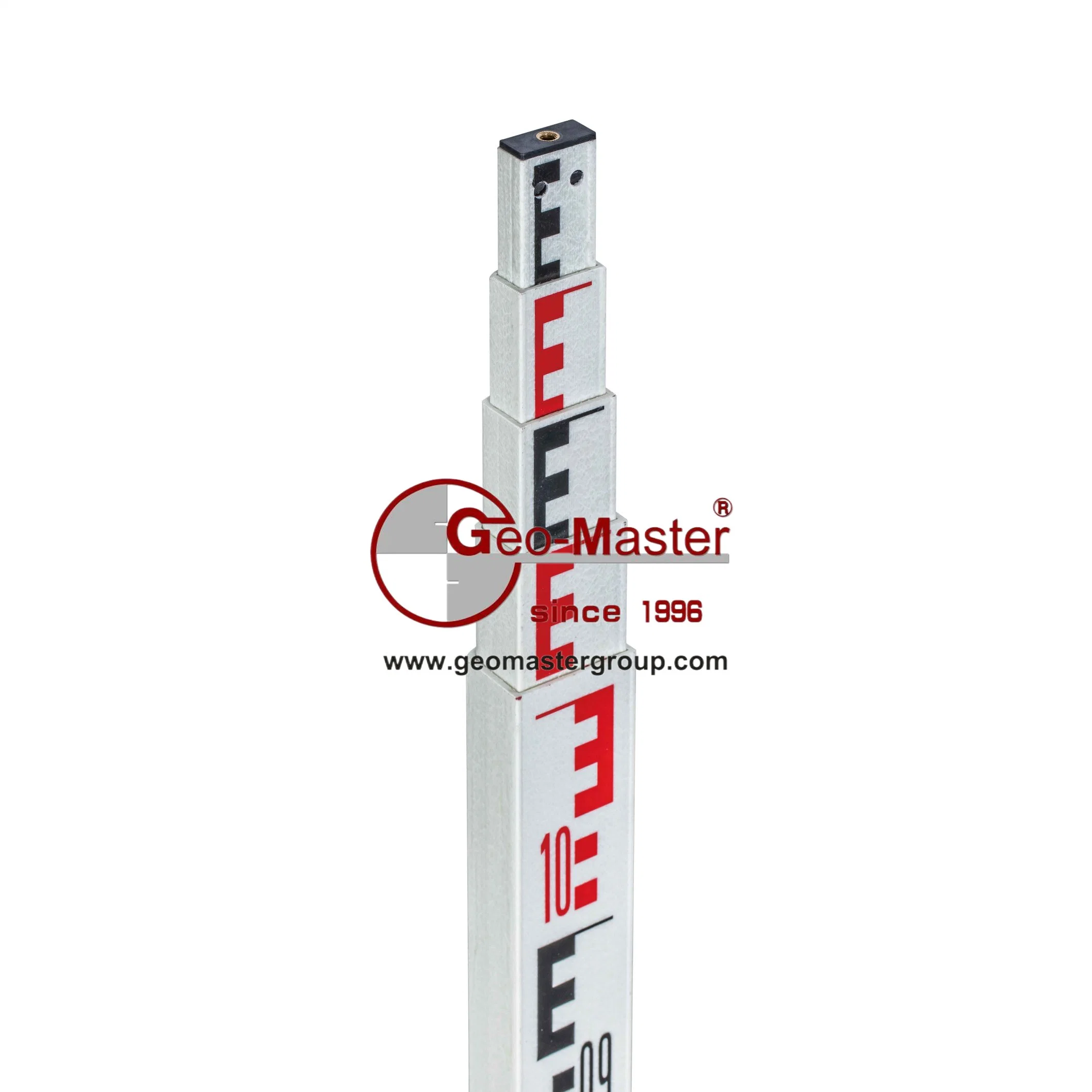 Geomaster 5&times; 5 Fiberglass Telescopic Staff for Surveying Instruments