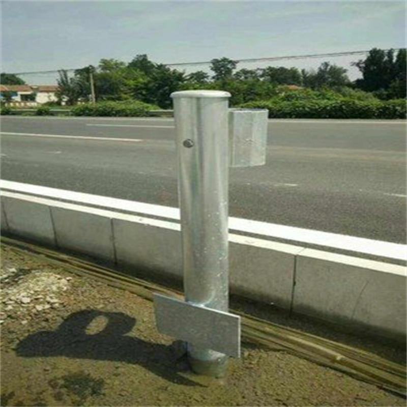 High quality/High cost performance Hot Dipped Galvanized Round Post for Traffic Barriers