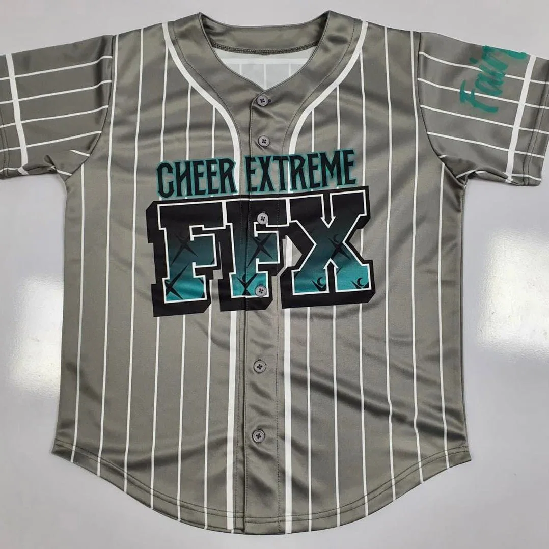 Novo design personalizado listras Sublimação Fardas Mens Baseball camisolas