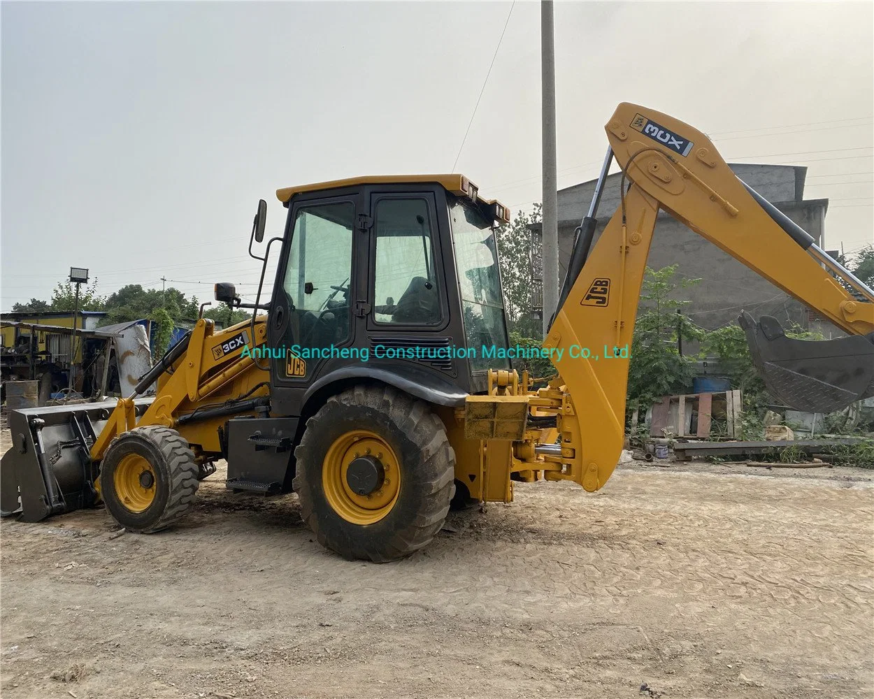 UK Origina Jcb 3cx Backhoe Loader Secondhand 4WD Driving Loader