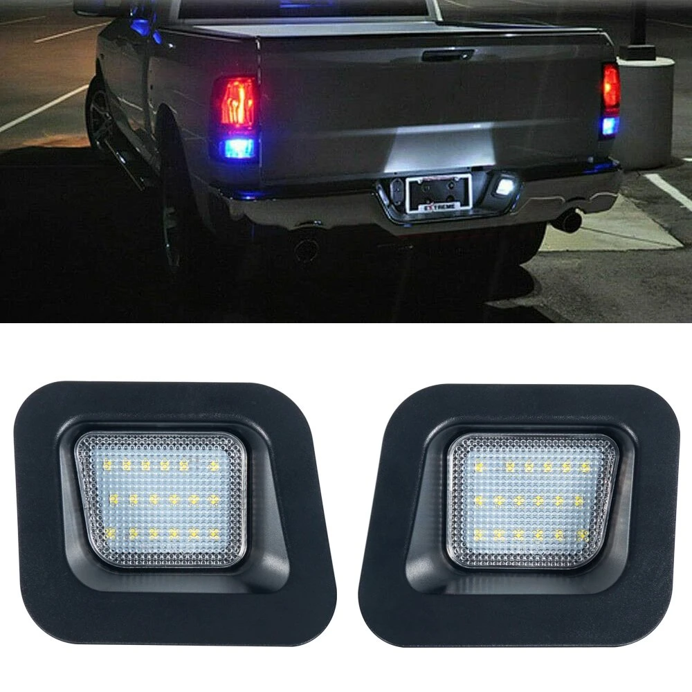 Dodge RAM 1500 2500 3500 LED License Plate Lights