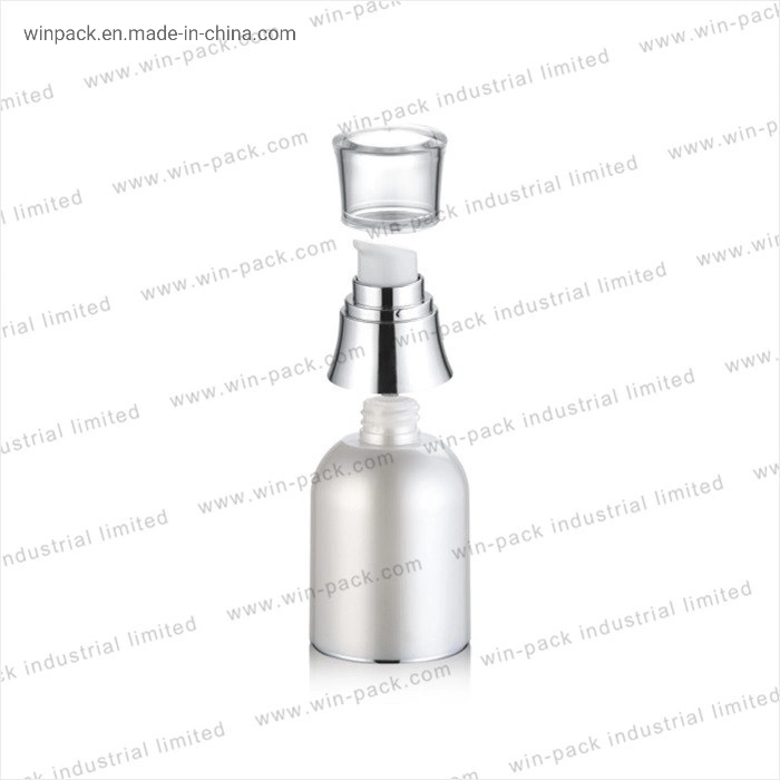 Winpack Best Sell Black Cosmetic Acrylic Wine Shape Bottle Lotion Packing