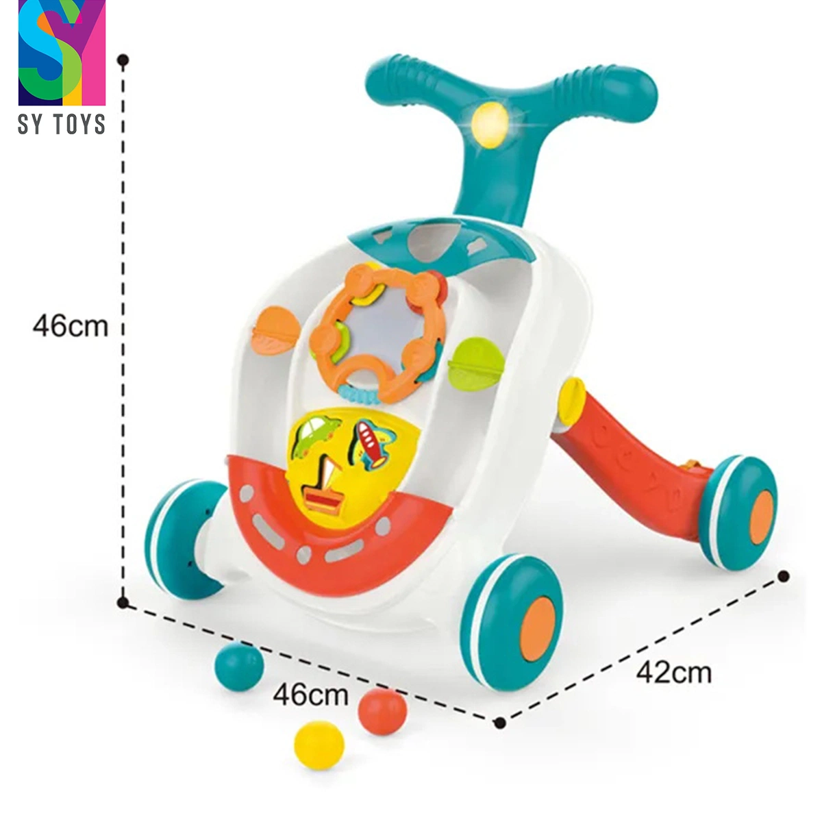 Sy Toys Children&prime; S Walker Variable Table Rocker Multi Function Music Walker Walker Toy From China