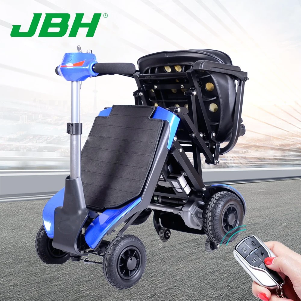 Jbh Factory Direct Selling Cheap Price Aluminium 4 Wheels Power Folding Electric Mobility Motor Scooter